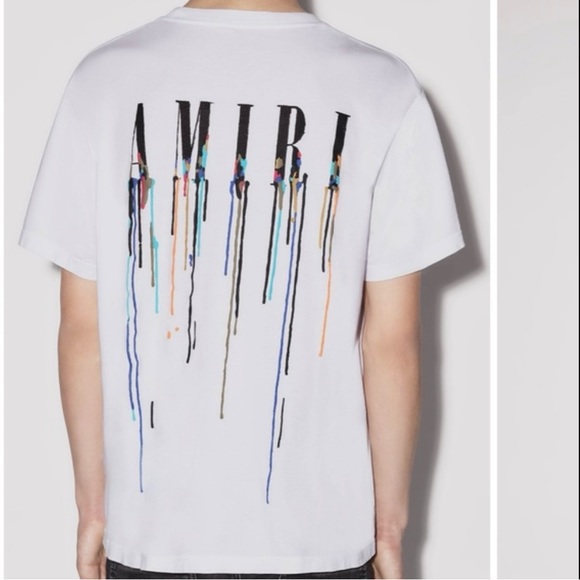 AMIRI Shirts Amiri Paint Drip Core Logo Tshirt Poshmark